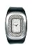* DKNY Donna Karan Watch for Women * Model: NY4410 * Silver Tone * Black Leather Band