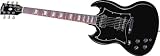Gibson SG Standard Electric Guitar, Ebony - Chrome Hardware Left Handed