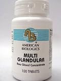 American Biologics Multi-Glandular, 450 mg - 100 Tablets