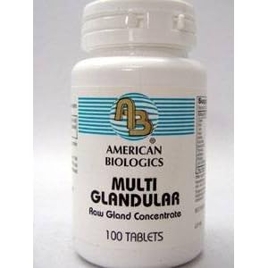 American Biologics Multi-Glandular, 450 mg - 100 Tablets by American Biologics