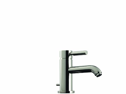 Santec 2680EK39 Old Copper Caprie Single Handle Bathroom Faucet with Metal Bar Lever Handles and Pop