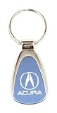 Acura Chrome/Blue Tear Drop Keychain