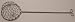 from Cookware company Skimmer/scoop s/s 7cm dia 13cm long handle Superior quality
