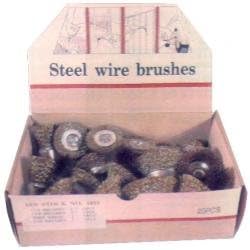 20Pc Wire Brushes & Whl Dsply Asst