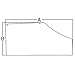 R186465 New John Deere RH Fixed Door Glass 7200 7210 7400 7410 7510 7600 7610 +