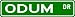 ODUM Street Sign ~ Family Lastname Sign ~ Gameroom, Basement, Garage Sign