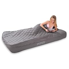 Intex 12-66998 Luftbett Sleeping Bag "Twin", inklusive eingebauter Luftpumpe, 91 x 193 x 25 cm (L x B x H), 230 V