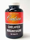 Carlson Labs Chelated Magnesium, 400 mg - 180 Capsules