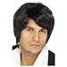 NEW MALE FANCY DRESS SHORT BLACK WIG METRO SEXUAL