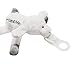 Plush Lamb Pacifier Holder | SNAP-CLOSURE & MAM/NUK ADAPTER INCLUDED | For Pacifier & Teethers