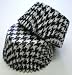 Black Houndstooth Cupcake Baking Candy Cups MINI 100 count