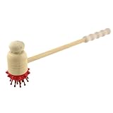 Nineteen Pins Wooden Neck Back Roller Knock Massage Stick