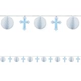 Christening Honeycomb Garland Party Decoration Wall