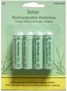 Pine Top A508-B05 AA 900 mAh NiMH Battery Set, 4-Pack
