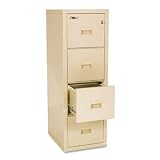 FireKing Turtle 4-Drawer Insulated File, 17-3/4w x22-1/8d, Parchment