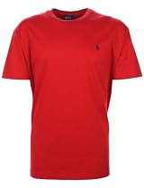Ralph Lauren Mens T-Shirt Crew Neck Red