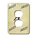 Florene Zodiac Signs - Aries - Light Switch Covers - 2 plug outlet cover