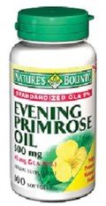 Evening Primrose Oil 500 mg Softgels, by Natures Bounty - 100 Softgels