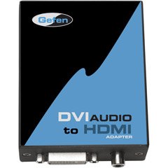 Gefen DVI, Audio to HDMI Adapter - 29-pin DVI-I Female, Toslink to 19-pin Type A Female HDMI