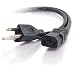 Cables To Go 03130 18 AWG Universal Power Cord, IEC320C13 to NEMA 5-15P (6 Feet)