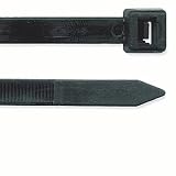 Cable Ties: 3M 53224 8" Black Nylon Cable Ties 100 pcs
