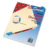 SMEAD MANUFACTURING CO. / Chart dividers, 8-1/2 x 11-3/8, 3/8 tab, tab 1-history & physical, blue / SMD35801 / Sold as 1 Pack / Mfr Part # 35801 \*/ Chart dividers, 8-1/2 x 11-3/8, 3/8 tab, tab 1-hist