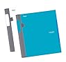 Five Star Advance Spiral Notebook, 1 Subject, 100 College-Ruled sheets, 11 x 8.5 Inch Sheet Size, Teal White, 2-Pack (73172)