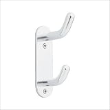 Peter Pepper Aluminum Coat/Hat Hook Two Vertical Hooks PDQ-2002