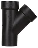 CHARLOTTE PIPE & FOUNDRY ABS006021000HA ABS/DWV STREET WYE BLACK