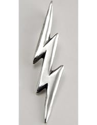 Sterling Silver Lightning Bolt Pendant Necklace