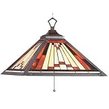Ram Lighting Laredo 18 Ceiling Light Stained Glass