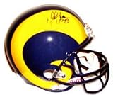 Marshall Faulk Autographed St Louis Rams Riddell Full Size Helmet