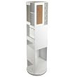 Pivot - Rotating Bookcase White