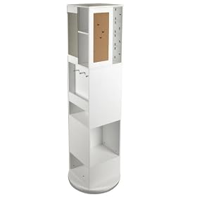Pivot - Rotating Bookcase White by -