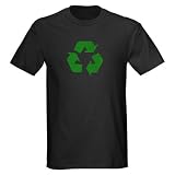 RECYCLE T-SHIRT GREEN ENVIRON Earth day Dark T-Shirt by CafePress
