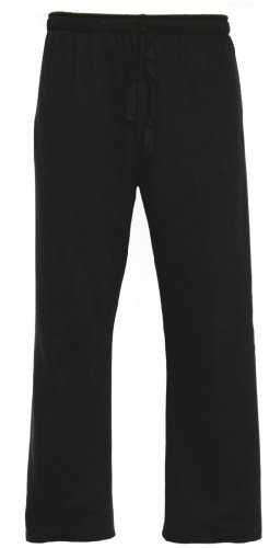 Mens Lightweight Yoga Pants - Black, Large