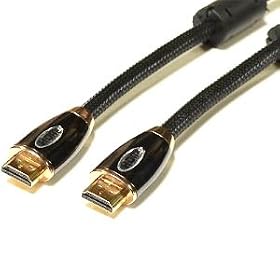 Aurora HS-100 Hyper Speed HDMI 1.4 Cable 6 feet 26 AWG with 3D, Ethernet, Audio Return, High-End
