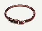 Coastal Pet Circle T Latigo Leather Town Dog Collar (22 inch L x 1 inch W)