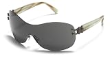 Cole Haan Women's Rimless Metal Shield Sunglasses