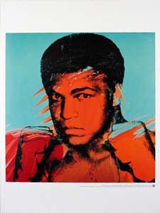 ポスター アンディ ウォーホル Muhammed Ali 1977