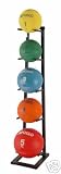 Medicine Ball Set with Rack: 2Lbs, 2kg, 3kg, 4kg, 5kg