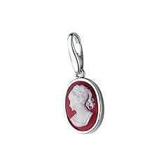 Giorgio Martello Damen-Charm 925 Sterlingsilber Gemme Orange 589-810309