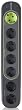 Belkin Conserve Smart AV, 1800 J, 250 V, 50 Hz, 2 m, Verde, Gris