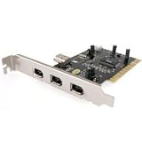 PCI FireWire IEEE 1394 3 + 1 Port Card + 4/6 Pin Cable