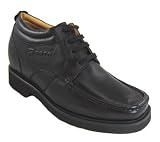 TOTO - V1902-2 - 4 Inches Taller - Size 11 D US - Height Increasing Elevator Shoes (Black Extra Heightening Boots)