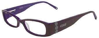Click here to buy COACH ILEANA 2017 Eyeglasses (524) Purple - 47 mm [Apparel] by COACH.