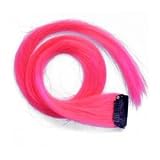 22" Clip-in Straight Hair Extension (Neon Pink)