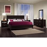 Concorde 5-pc King Bedroom Set Bed, 2 Nightstands, Dresser and Mirror