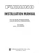 Furuno GP1650WDF/GP1650WF GPS Color/Plotter/Sounder Installation Manual