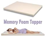 King Size Visco Memory Foam Mattress 7.5cm/3 Thickness 150cmx200cm inc 10 Year Guarantee